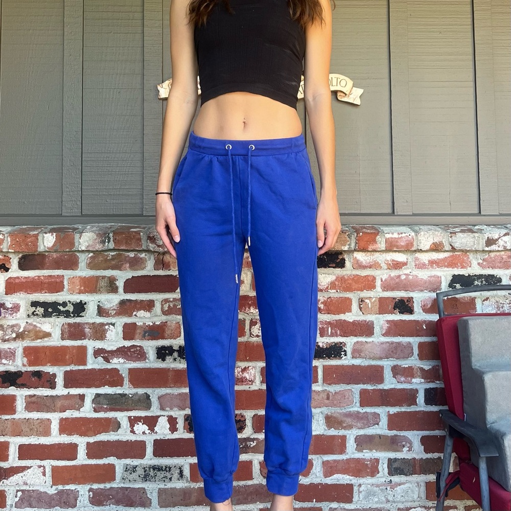 Blue Drawstring Classic Sweatpants💙